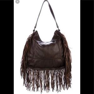 All Saints leather tote